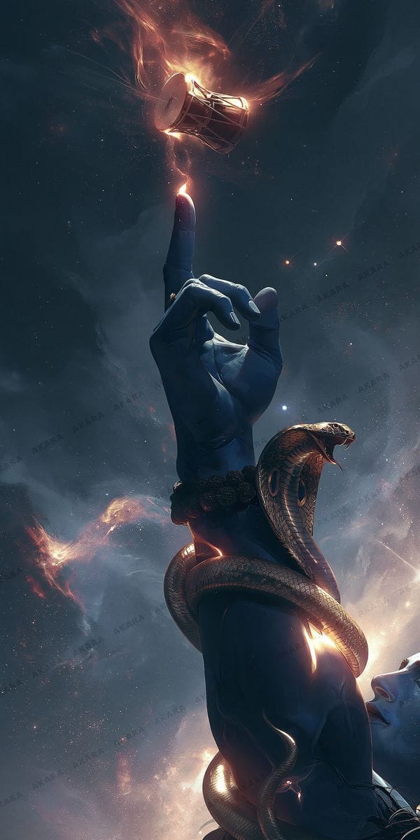 Shiva with Damaru