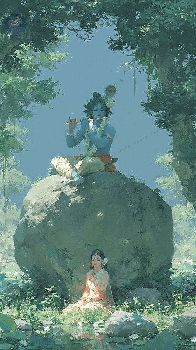 Radha Krishna Divine Dance