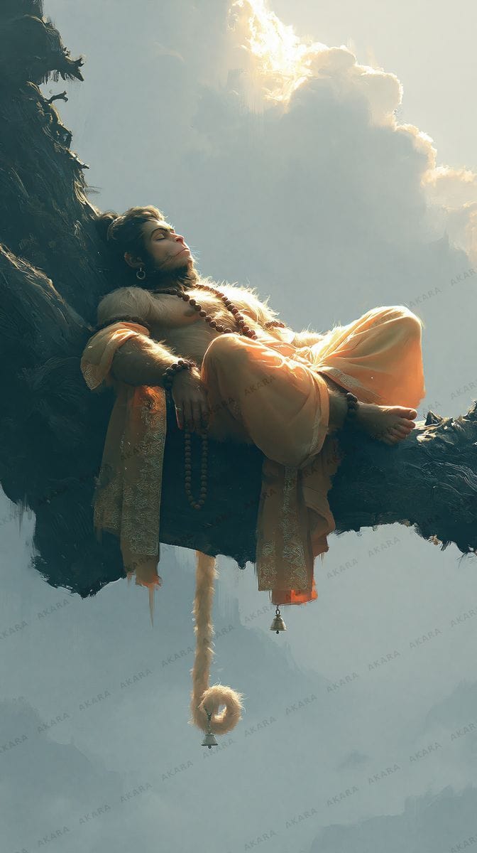Hanuman at Rest