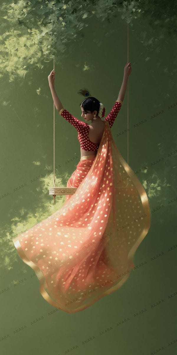 Radha on the Jhula