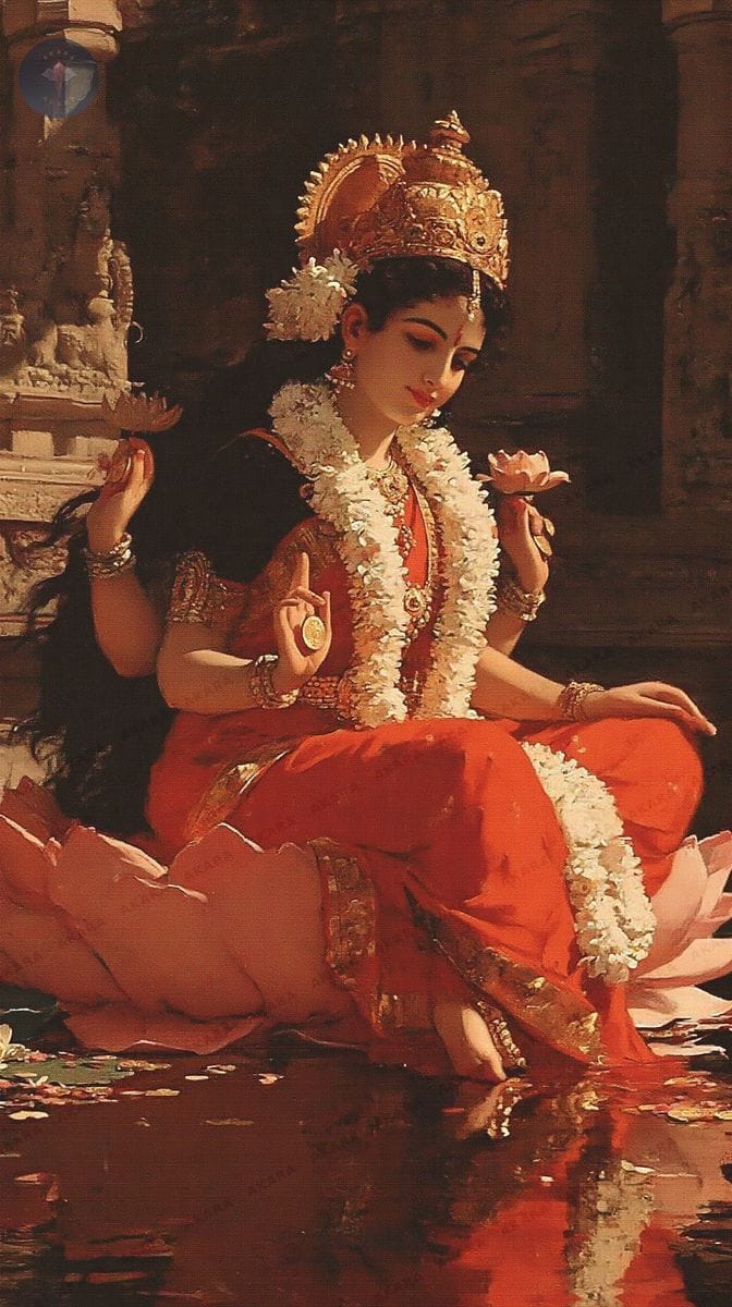 Lakshmi on the Lotus