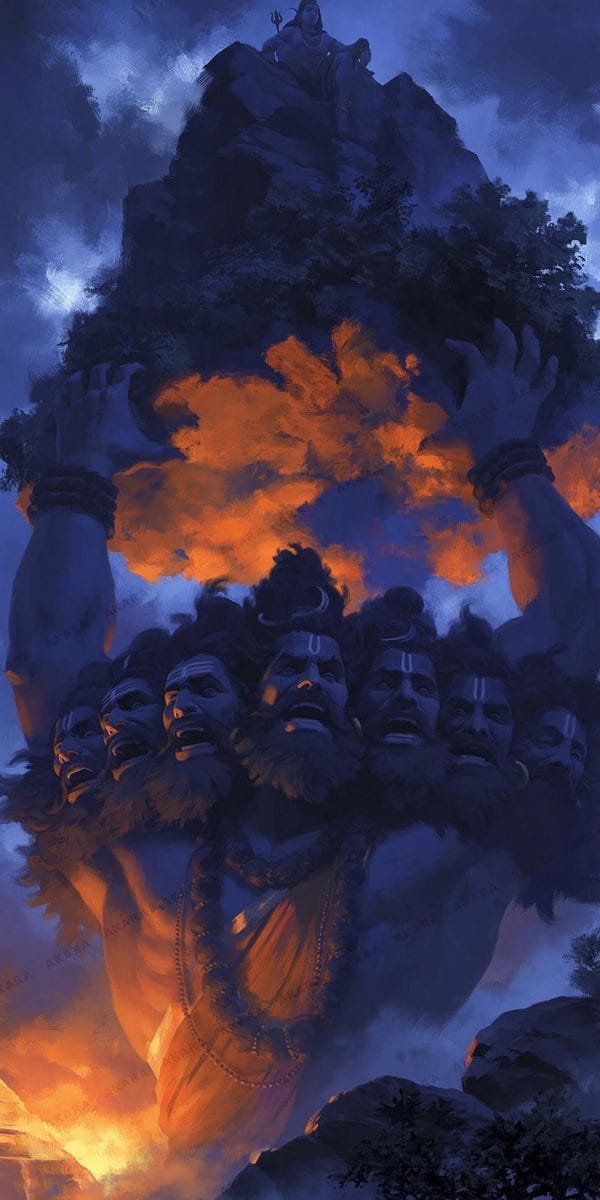 Ravana Lifting Kailash