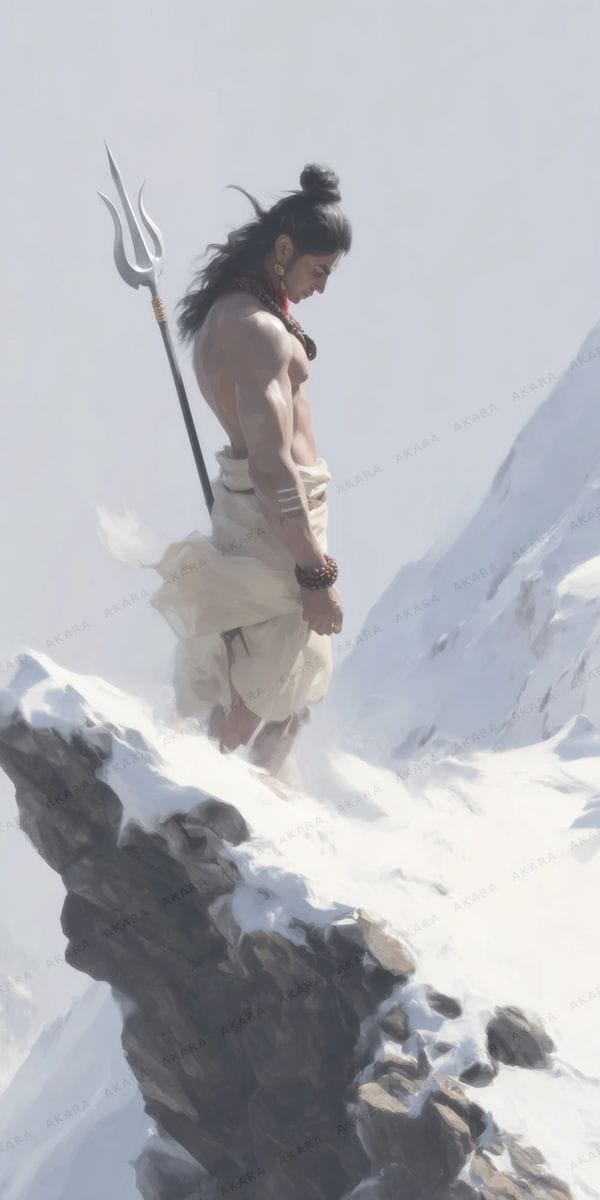 Shiva on Kailash