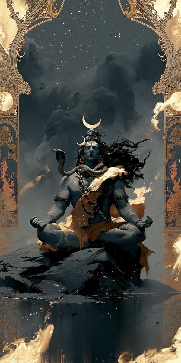 Mahadev in Dhyana