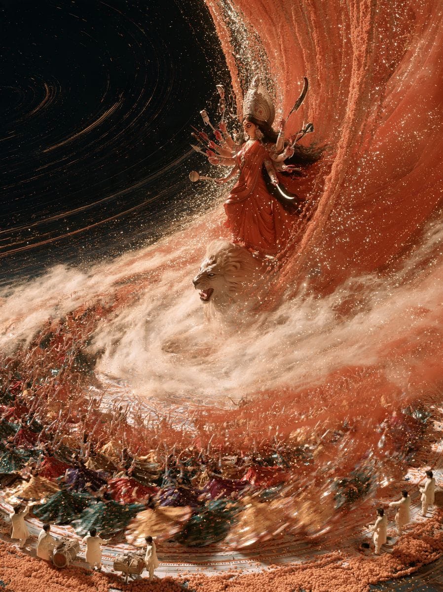 Durga on Simha