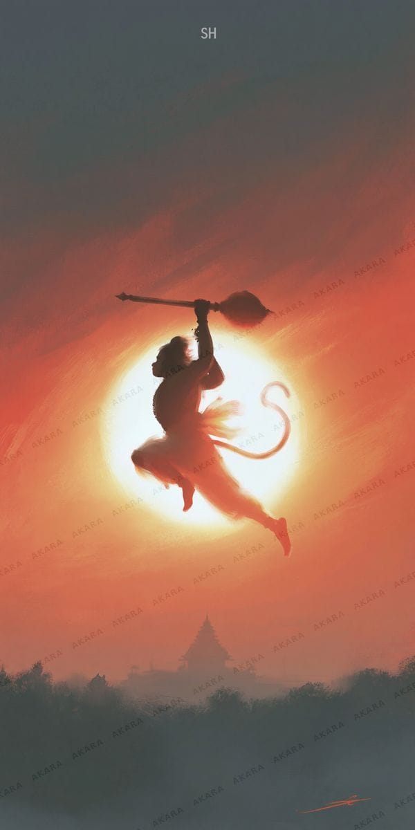 Hanuman Leaping to the Sun