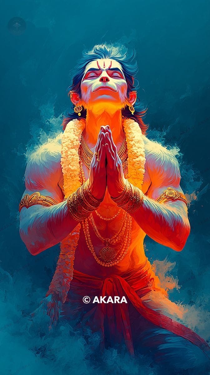 Hanuman in Prayer