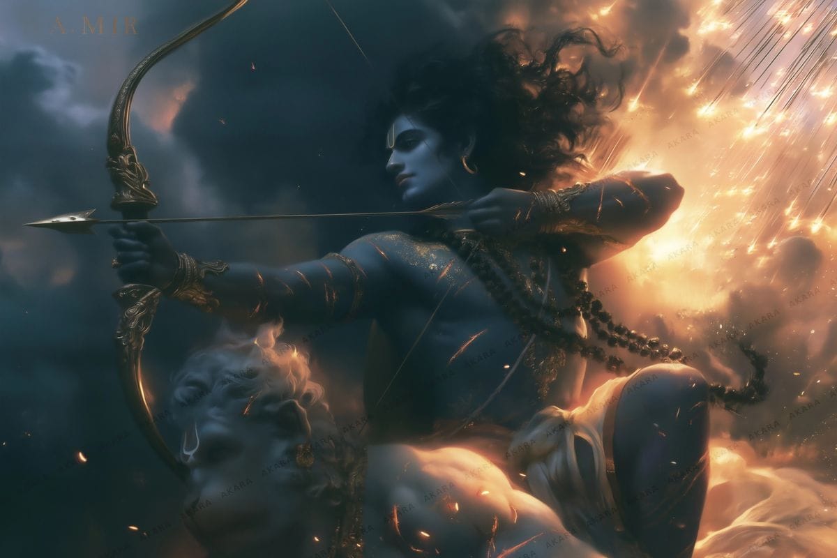 Rama on Hanuman's Shoulders