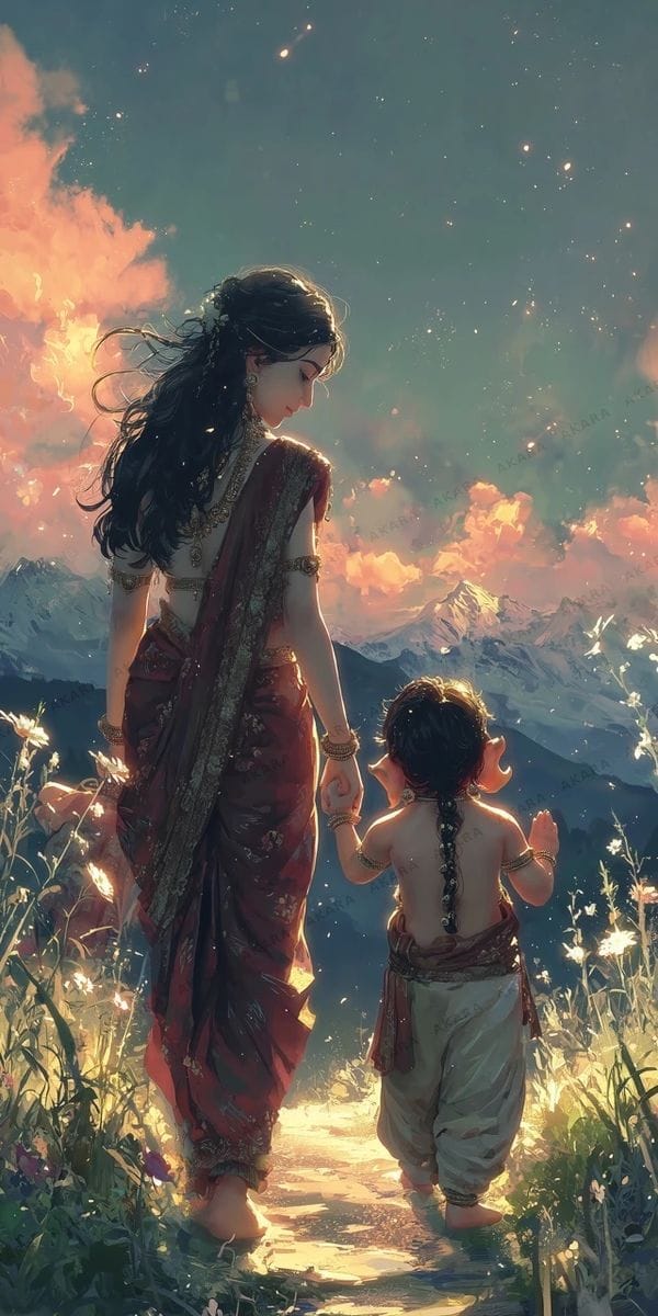 Parvati with Bal Ganesha