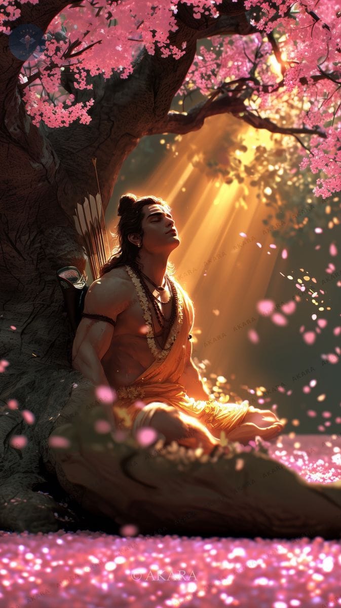 Rama in Forest Repose
