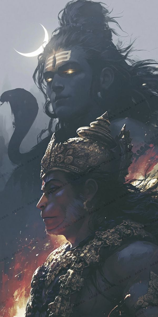 Hanuman as Shiva's Avatar