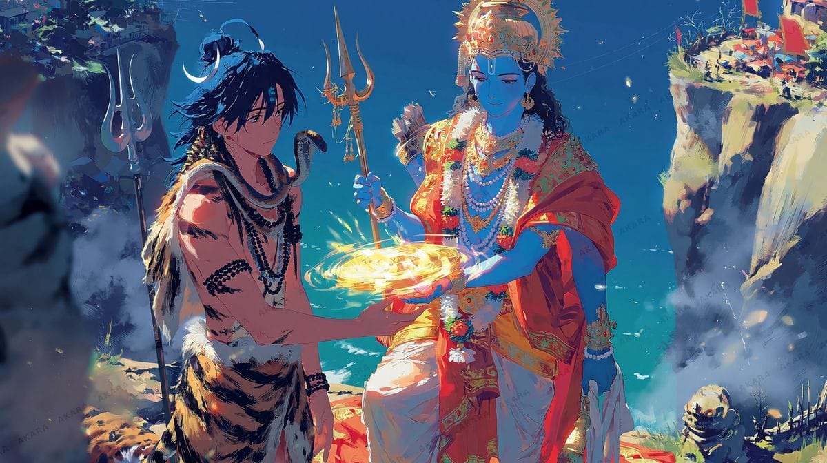 Shiva–Vishnu Weapon Exchange