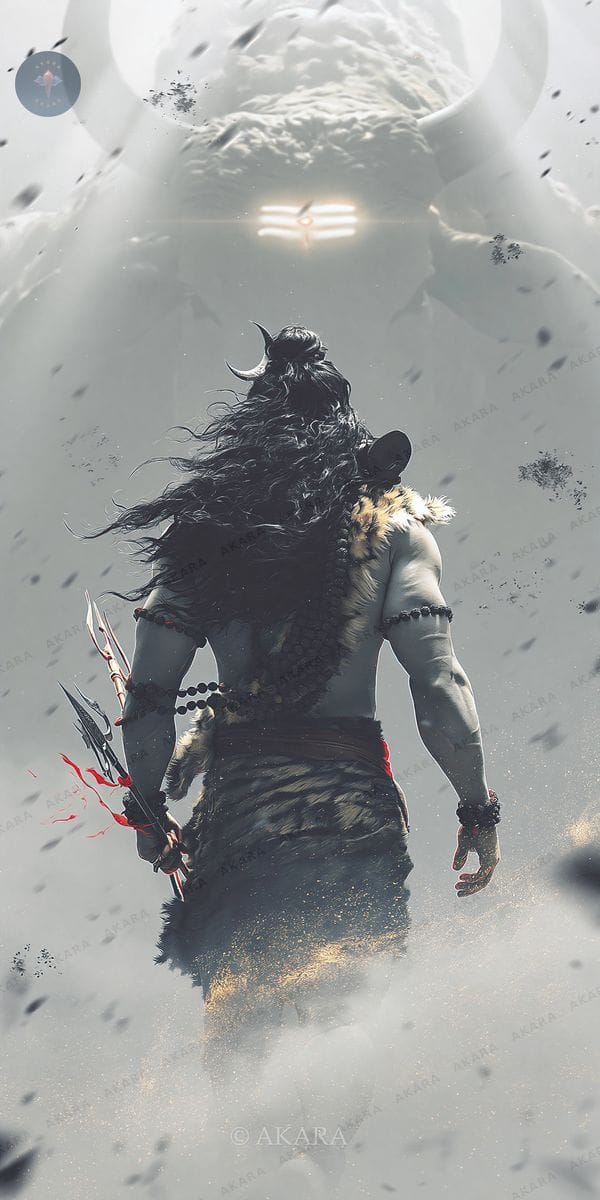 Shiva before Nandi