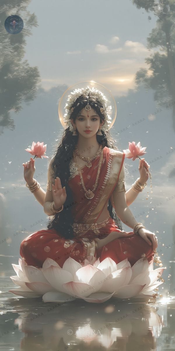 Lakshmi on the Lotus