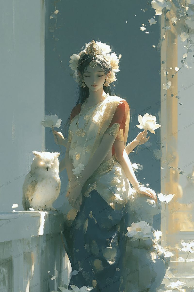 Lakshmi with Uluka