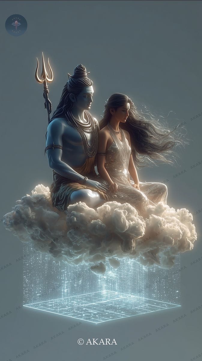 Divine Union in Celestial Clouds